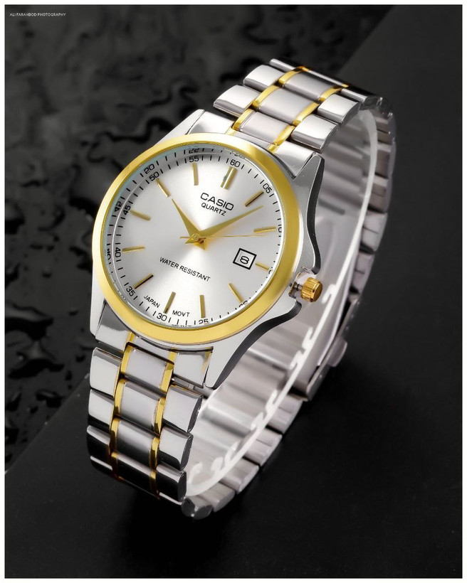 ست ساعت خوشگل قسطی کاسیو با کیفیت عالی ۲ رنگ زنانه و مردانه حک کاسیو casio ضد اب