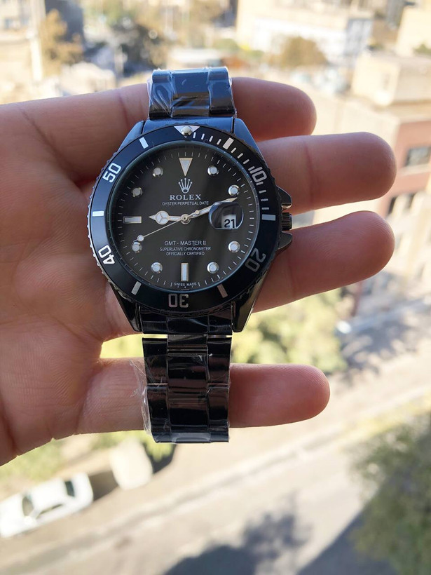 ساعت رولکس مردانه استیل ساب مارین مارینر Rolex ساعت مچی چرخشی رینگی روز مرد هدیه تولد پرفروش مردانه سنگین و لوکس