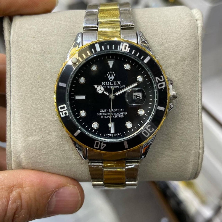 ساعت رولکس مردانه استیل ساب مارین مارینر Rolex ساعت مچی چرخشی رینگی روز مرد هدیه تولد پرفروش مردانه سنگین و لوکس