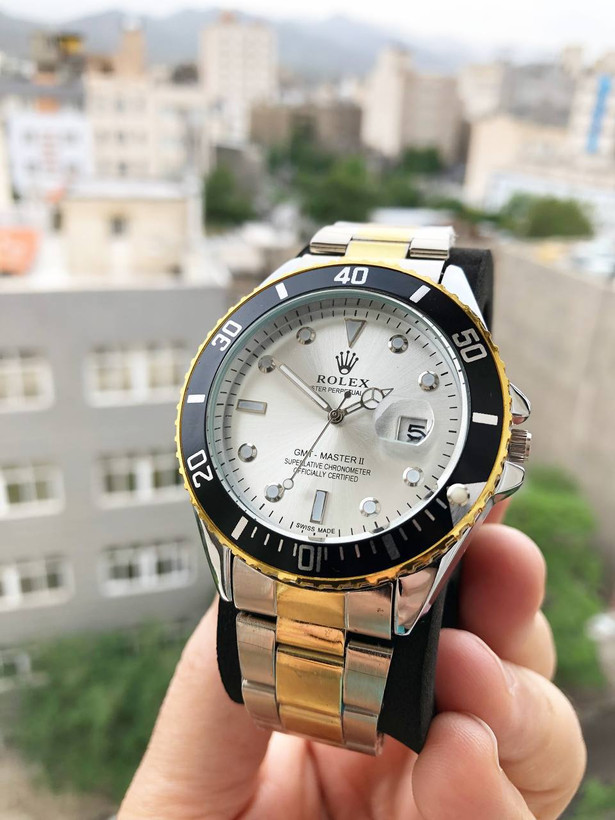 ساعت رولکس مردانه استیل ساب مارین مارینر Rolex ساعت مچی چرخشی رینگی روز مرد هدیه تولد پرفروش مردانه سنگین و لوکس